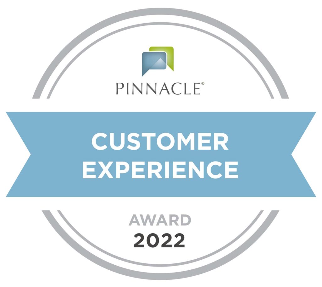 Pinnacle Customer Experience Award 2022
